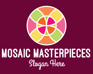 Colorful Decorative Mosaic logo design