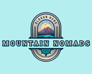 Mountain Lake Adventure logo design