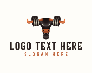 Fitness Gym Bull Weights logo