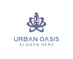 Urban Tower Galaxy logo design