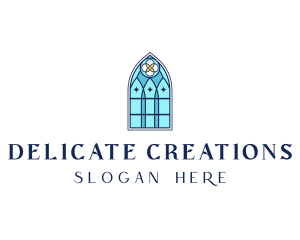 Cathedral Glass Window logo design