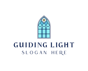 Cathedral Glass Window logo design