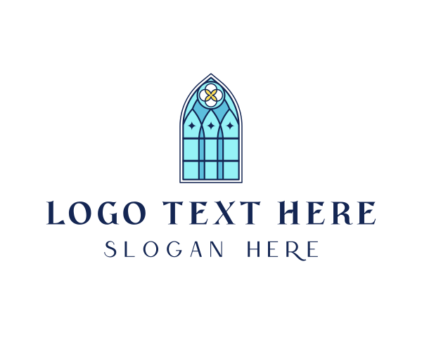 Stained logo example 3