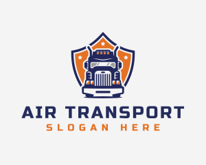 Forwarding Cargo Truck logo design