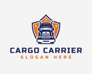 Forwarding Cargo Truck logo design