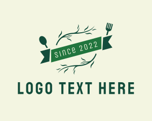 Organic Restaurant Banner  logo