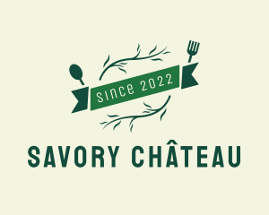 Organic Restaurant Banner  logo design