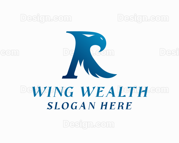 Eagle Aviation Letter R Logo