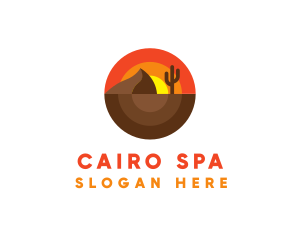 Modern Rounded Desert  logo