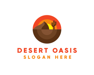 Modern Rounded Desert  logo design