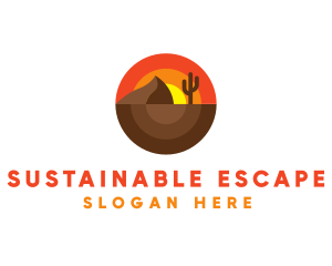 Modern Rounded Desert  logo