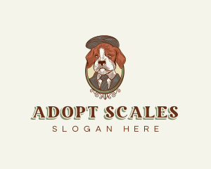 Stylish Dapper Dog logo design