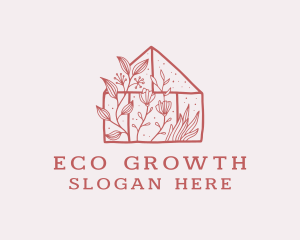 Botanical Greenhouse Plant  logo