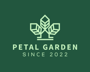 Home Leaf Yard Landscaping logo design