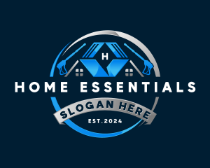 Pressure Washing Cleaner logo design