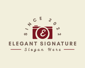 Fancy Camera Photography logo design