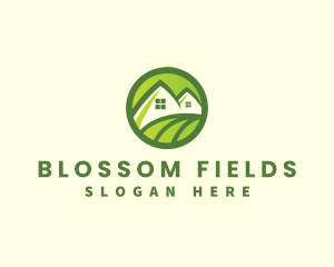 House Field Landscaping logo design