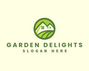 House Field Landscaping logo design