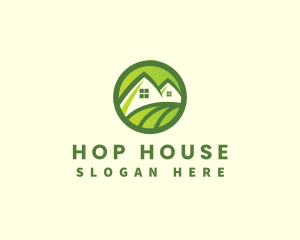 House Field Landscaping logo design