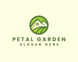 House Field Landscaping logo design