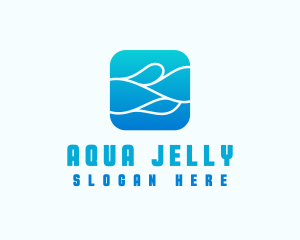 Wave Aqua Water logo design