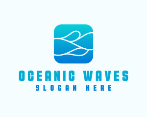 Wave Aqua Water logo design