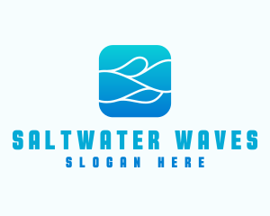 Wave Aqua Water logo design