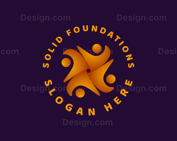 Social Community Group Logo