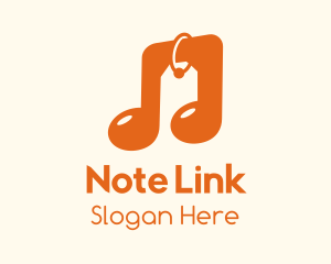 Modern  Music Note logo design