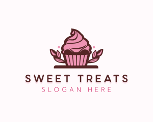 Pastry Dessert Cupcake logo design