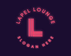 Nightlife Neon Bar logo design