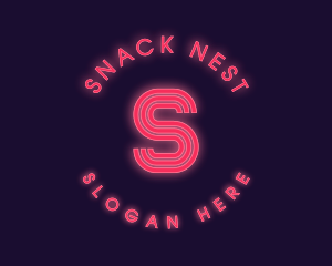 Nightlife Neon Bar logo design