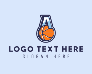 Letter - Letter A Basketball logo design
