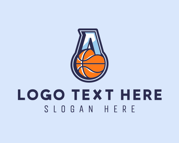 Basketball League logo example 3