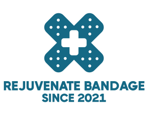 Medical Cross Bandage  logo design