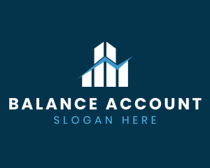 Accounting Business Graph logo design