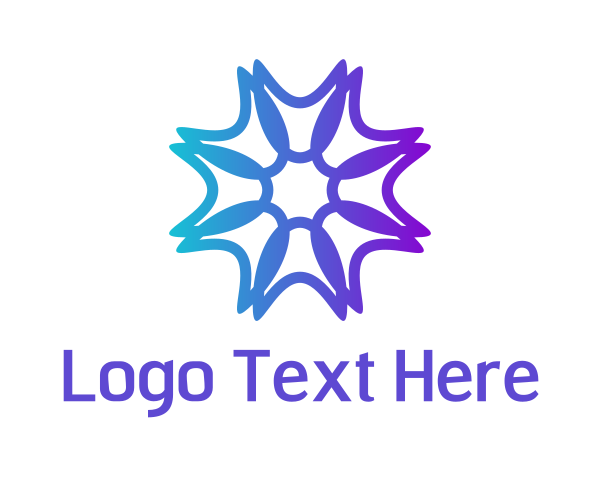 Star Mandala Flower logo