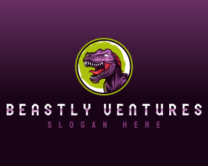 Gaming Dinosaur Beast logo design