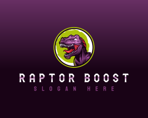 Gaming Dinosaur Beast logo