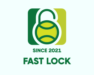 Tennis Safety Lock logo design