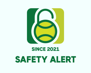 Tennis Safety Lock logo design