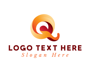 Monochrome - Elegant Colorful Letter Q logo design