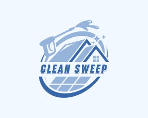 Gutter Cleaning Pressure Washer logo design