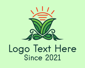 Sunny Herbal Plant  logo