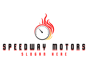 Speed Fire Speedometer logo