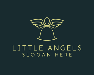 Church Cherubim Wings logo design