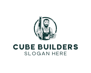 Carpenter Timber Wood  logo design