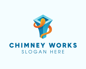 3D Modern Chimney logo