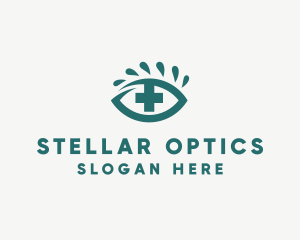 Eye Cross Optometrist logo design