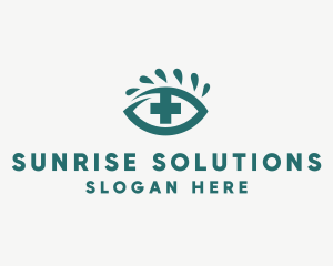 Eye Cross Optometrist logo design